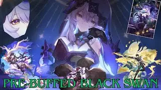 [Honkai: Star Rail] E2S1 Black Swan Pre-Buff vs Endgame Content
