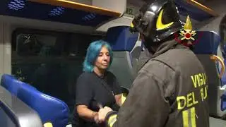 GENOVA - INCIDENTE NELLA GALLERIA FERROVIARIA DI SAN TOMMASO: ADDESTRAMENTO NOTTURNO