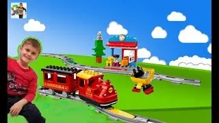 lego duplo ПОЕЗД / ПОДАРКИ ОТ ДЕДА МОРОЗА ПОЕЗД ЛЕГО ДУПЛО ВОКРУГ СВЕТА