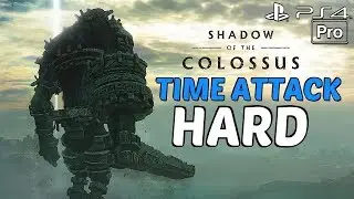 Shadow of The Colossus PS4 - Time Attack Hard Difficulty Walkthrough ALL BOSS FIGHTS / BOSSES
