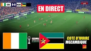 🔴EN DIRECT: CÔTE D'IVOIRE vs MOZAMBIQUE | Ligue des Nations de la CAF |Simulation de match en direct