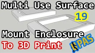 Multi Use Surface Mount Enclosure 19 - To 3D Print - Access Control - UPAS