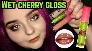 NEW LIMECRIME WET CHERRY GLOSS SHADES! LIP SWATCHES & REVIEW
