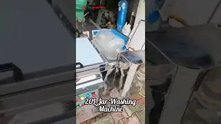 20 Ltr Mineral Water Jar Washing Machine | 8 Brush Jar Cleaner for Mineral Water Plants