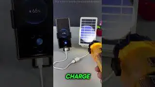 Charge Your Phone Anywhere with Sunlight 📱#shorts