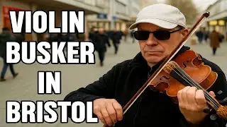 Street Music in Bristol | Violin Busker at Broadmead Shopping Centre