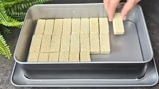 Solo 4 ingredienti!! DOLCE di NATALE 🎄 SENZA COTTURA in 5 minuti, Incredibilmente delizioso!