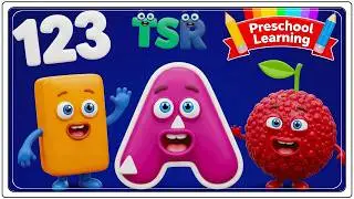 Preschool Learning activities for 3 year olds at home | Learn ABC Phonics Shapes Numbers Colors 🌈