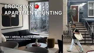 BROOKLYN APARTMENT HUNTING 2024 | Advice, 4 Tours w/ Locations & Prices