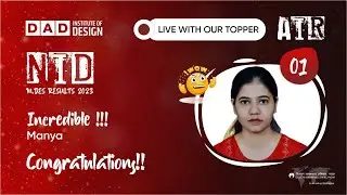 NID M.Des Results 2023 | NID M.Des Toppers - Manya Rank - 1 | How to get NID M.Des Rank -01