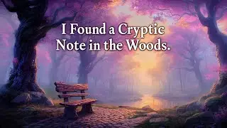 I Found a Cryptic Note in the Woods... And It Changed Everything