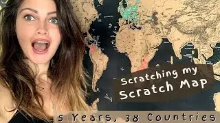 My Travel Scratch Map | 38 Countries | Everywhere I've Been