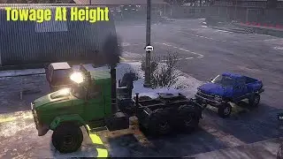 Flooded Foothills - Towage At Height - SnowRunner Play Through Part 373