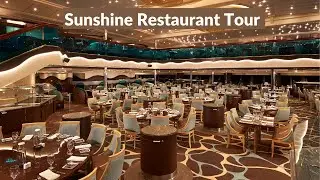 Sunshine Restaurant on the Carnival Sunrise Tour in a Wheelchair -