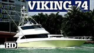 Viking 74 Enclosed Bridge Convertible | SEA HAWK