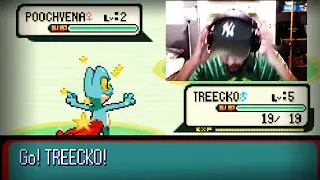 LIVE! Shiny Treecko after 21798 srs!! In Pokemon Sapphire