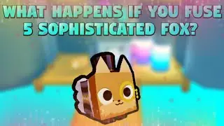 What happens if you fuse 5 Sophisticated Foxes? (Pet Simulator X Steampunk)