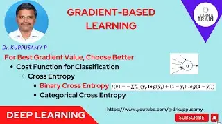 71  Choose a Cost Function for Binary Class in NN - Gradient-based Learning