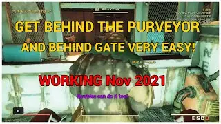 Fallout 76: GET BEHIND THE PURVEYOR GLITCH