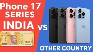 iPhone 17 Price Comparison | USA vs UK vs India vs Canada vs Singapore vs Australia
