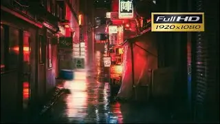 💧 DARK RAINY ALLEY (BLADE RUNNER) 💧 Futuristic Music 3h.