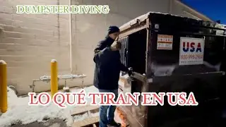 DUMPSTER DIVING LO QUÉ TIRAN EN USA 🇺🇸 #dumpsterdiving #loquetiranenusa 