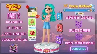 ❄️ Flavor Avalanche &mdash; Part 2 (Levels 41&ndash;80) | 🌮 Tasty Airlines Continues! ✈️ & Purple Suitcases! 🧳