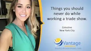 Trade Show Model Tips: Things you should never do
