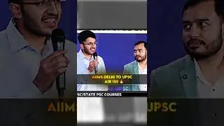 Neet topper to UPSC topper🔥#physicswallah #shorts #upsc #ytshorts #upscmotvation #alakhsir #onlyias