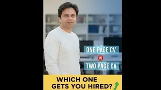 One Page vs Two Page CV: Which One Gets You Hired?