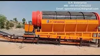 Trommel Screen Machine | Biomining Machine for Legacy waste disposal