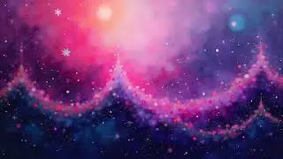 4K Oil Painting | Abstract Purple Ocean & Waves | Elegant TV Wall Art 🌊🎨