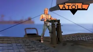 THE ATOLL | Waterworld Bola Attack Mariner Action Figure Review (Kevin Costner Toy)