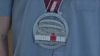 Iowa Teacher Competes In His First Iron-Man Triathlon