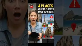 4 Cities Where Tourists Get Robbed Pickpocket Alert! #Shorts#ScamAlert