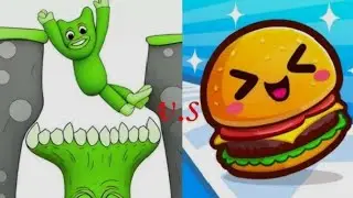 Huggy Story vs Food Run 😱🍔 Epic Mobile Gameplay Showdown6