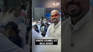 Vinod Kambli at Wankhede Stadium's Special Occasion |Sports Today