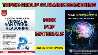 TNPSC GROUP 2A MAINS REASONING,FREE PDF MATERIALS,#tnpsc