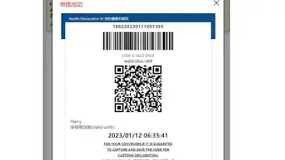 China's health declaration form | how to fill in All information