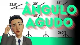 Como trazar un &aacute;ngulo agudo