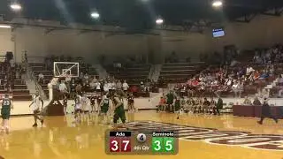 #OKPrepStars: Defensive Play of the Game Ada 41-35 Seminole Final. Cougars Blocked Shot Seals Win