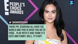 Camila Mendes does her makeup with pancakes