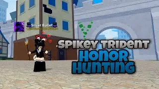 『 Spikey Trident + God Human 』Honor Hunting | Update 17 | One Shot Combo | Blox fruit