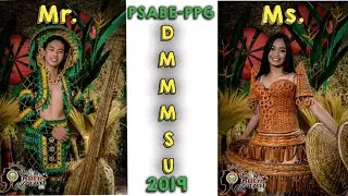 MR. & MS. DON MARIANO MARCOS MEMORIAL STATE UNIVERSITY PSABE-PPG CHAPTER CANDIDATES