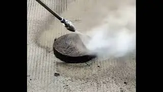 Cleaning Removing Heavy Oil Sludge from Workpiece Surfaces with High Pressure Cleaning Equipment