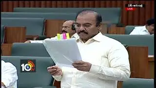 AP Assembly Live  | AP CIvil Supplies Minister Pati Pati Pulla Rao | Amaravathi | 10TV