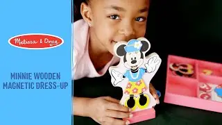 Melissa & Doug Disney Minnie Wooden Magnetic Dress-Up