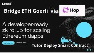 Linea Build Tesnet Bagian 1 : Bridge Goerli ETH ke Linea dan Deploy Smart Contract di Jaringan Linea