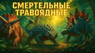 🦕 ЭТИ Травоядные Динозавры УБИВАЛИ Хищников! ТОП-5 САМЫХ ОПАСНЫХ в Истории Земли