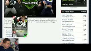 MUT 16- TOTW 12 Review - Kuechly + Russell Wilson!